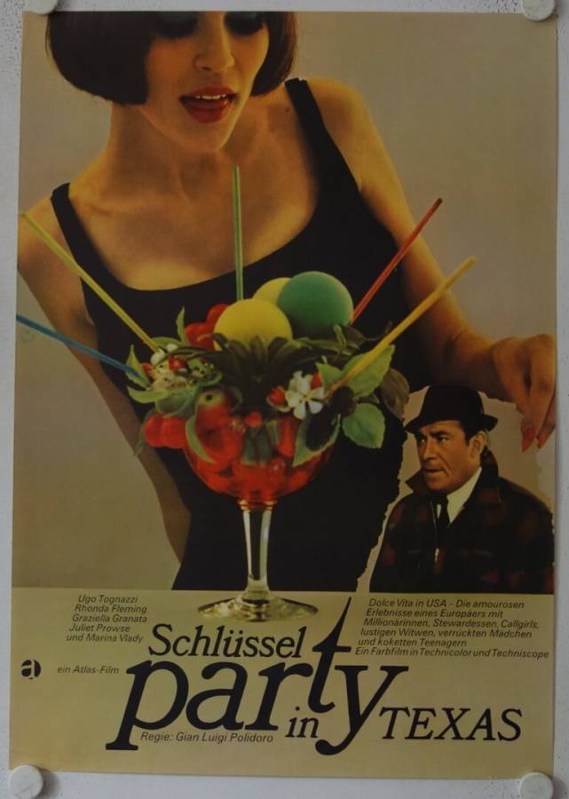 Schlüsselparty in Texas originales deutsches Filmplakat